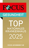 Focus Siegel 2025 - Top nationales Krankenhaus